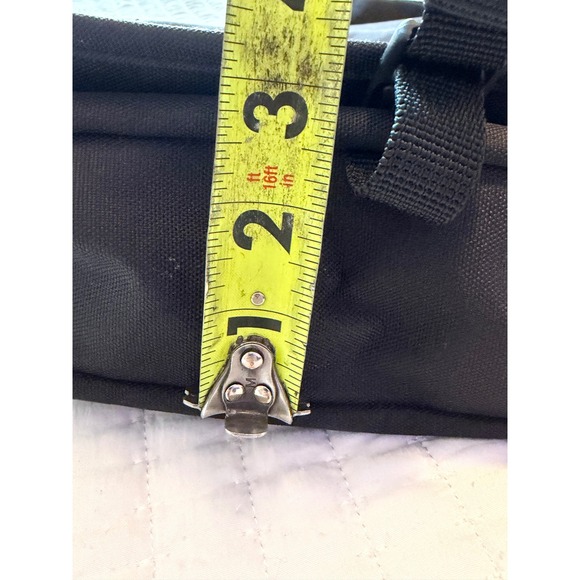 Hershel Supply Co Lane Messenger Black bag Canvas Crossbody Shoulder Bag red str - Picture 14 of 14